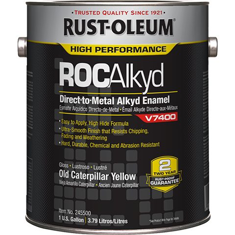 Rust-Oleum&reg; V7400 System 340 VOC DTM Alkyd Enamel - Old Cat Yellow